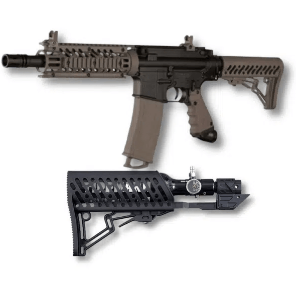 TIPPMANN TMC DARKEARTH MARKER-W/AIR THRU ADJ STOCK - NeonSales {{ shop.shopifyCountryName }}