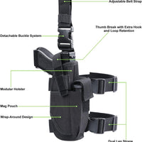 TORNADO DROPLEG HOLSTER, DBL STRAP - UNIVERSAL FIT - NeonSales {{ shop.shopifyCountryName }}