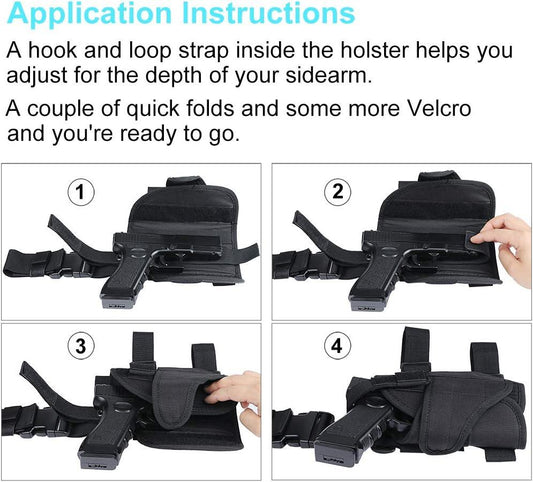 TORNADO DROPLEG HOLSTER, DBL STRAP - UNIVERSAL FIT - NeonSales {{ shop.shopifyCountryName }}