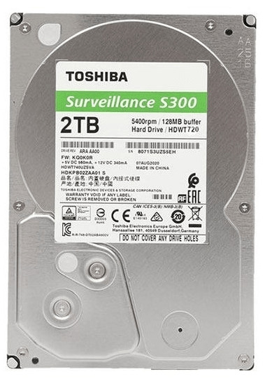 TOSHIBA SURVEILLANCE HARD DRIVE - 2TB - NeonSales {{ shop.shopifyCountryName }}