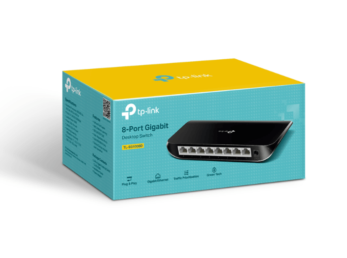 TP-LINK 8 PORT GIGABIT SWITCH - TL-SG1008D - NeonSales {{ shop.shopifyCountryName }}