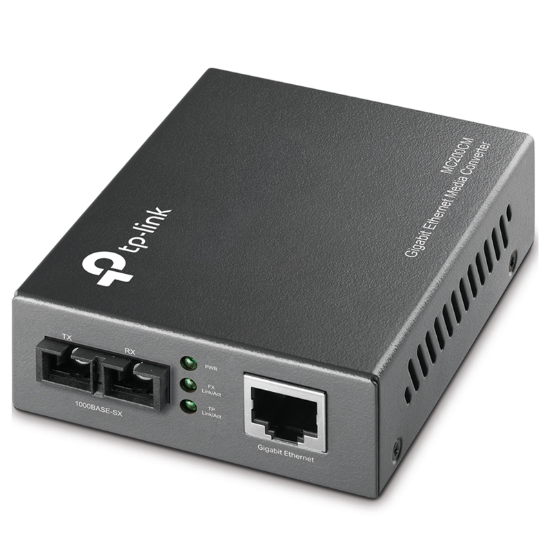TP-Link MC200CM Gigabit multimode fibre media converter