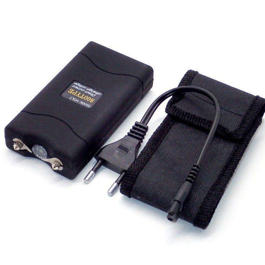 TYPE 800 STUN GUN W/ FLASHLIGHT - BLACK - NeonSales {{ shop.shopifyCountryName }}