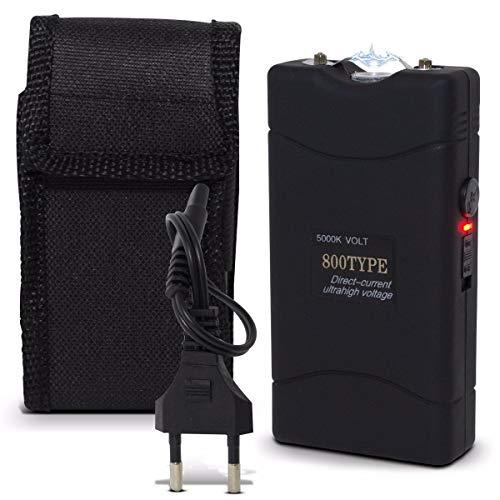 TYPE 800 STUN GUN W/ FLASHLIGHT - BLACK - NeonSales {{ shop.shopifyCountryName }}