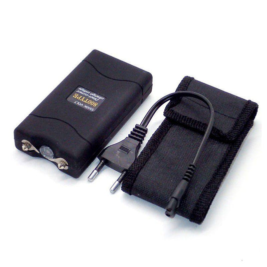 TYPE 800 STUN GUN W/ FLASHLIGHT - BLACK - NeonSales {{ shop.shopifyCountryName }}