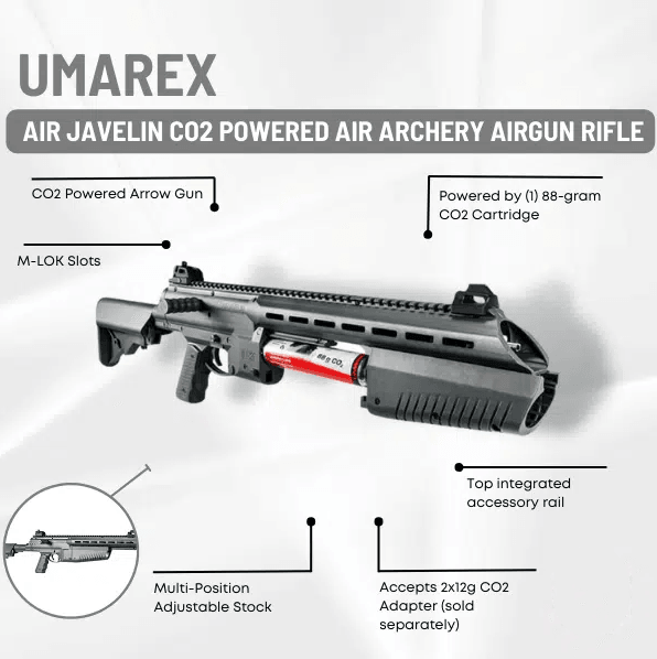 UMAREX 2.2333 JAVELIN AIR ARCHERY RIFLE - NeonSales {{ shop.shopifyCountryName }}