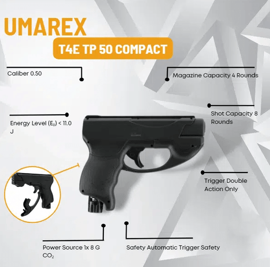 UMAREX 2.4589 TP50 COMPACT - BLACK - NeonSales {{ shop.shopifyCountryName }}