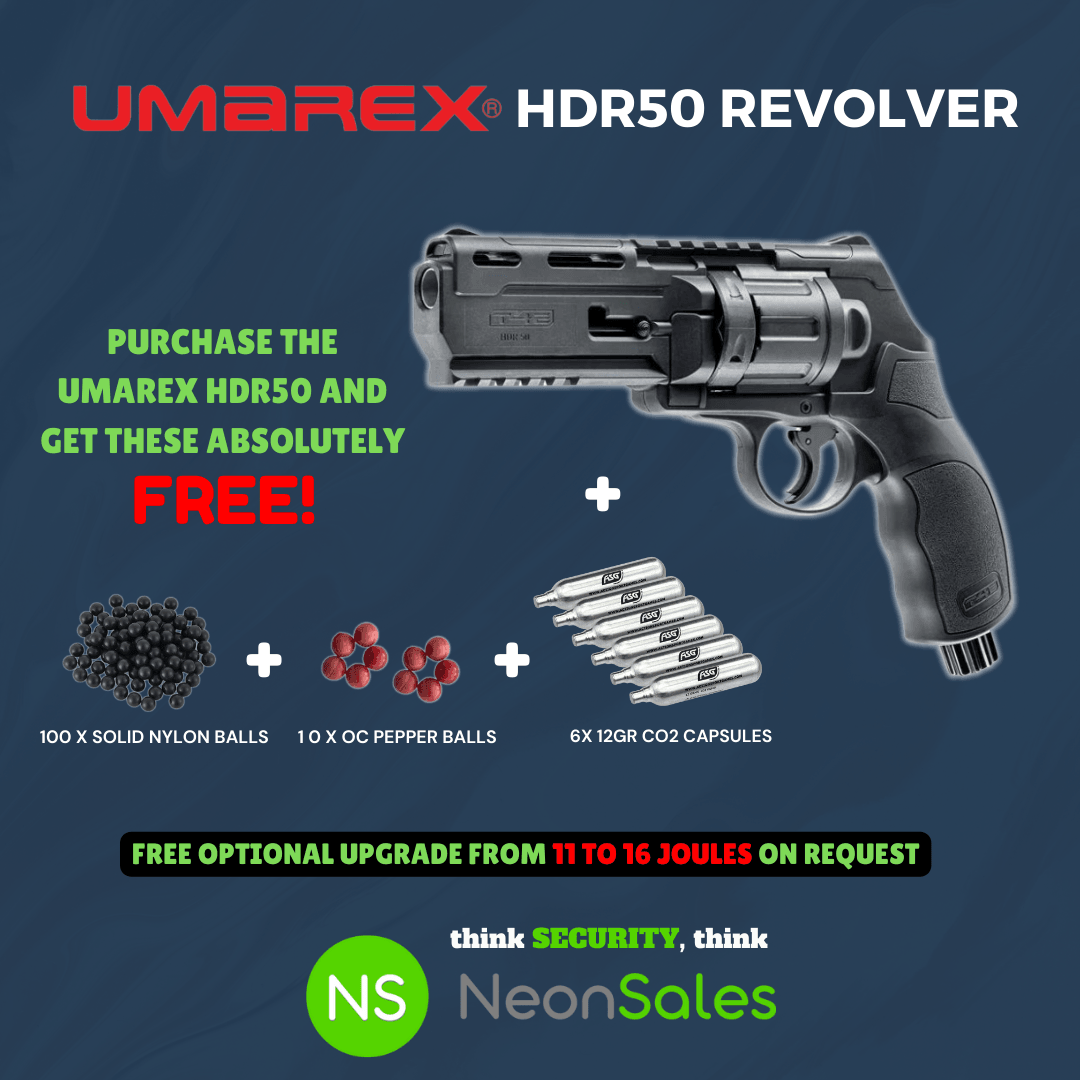 UMAREX 2.4758 HDR50 T4E REVOLVER .50CAL 11J COMBO - NeonSales South Africa