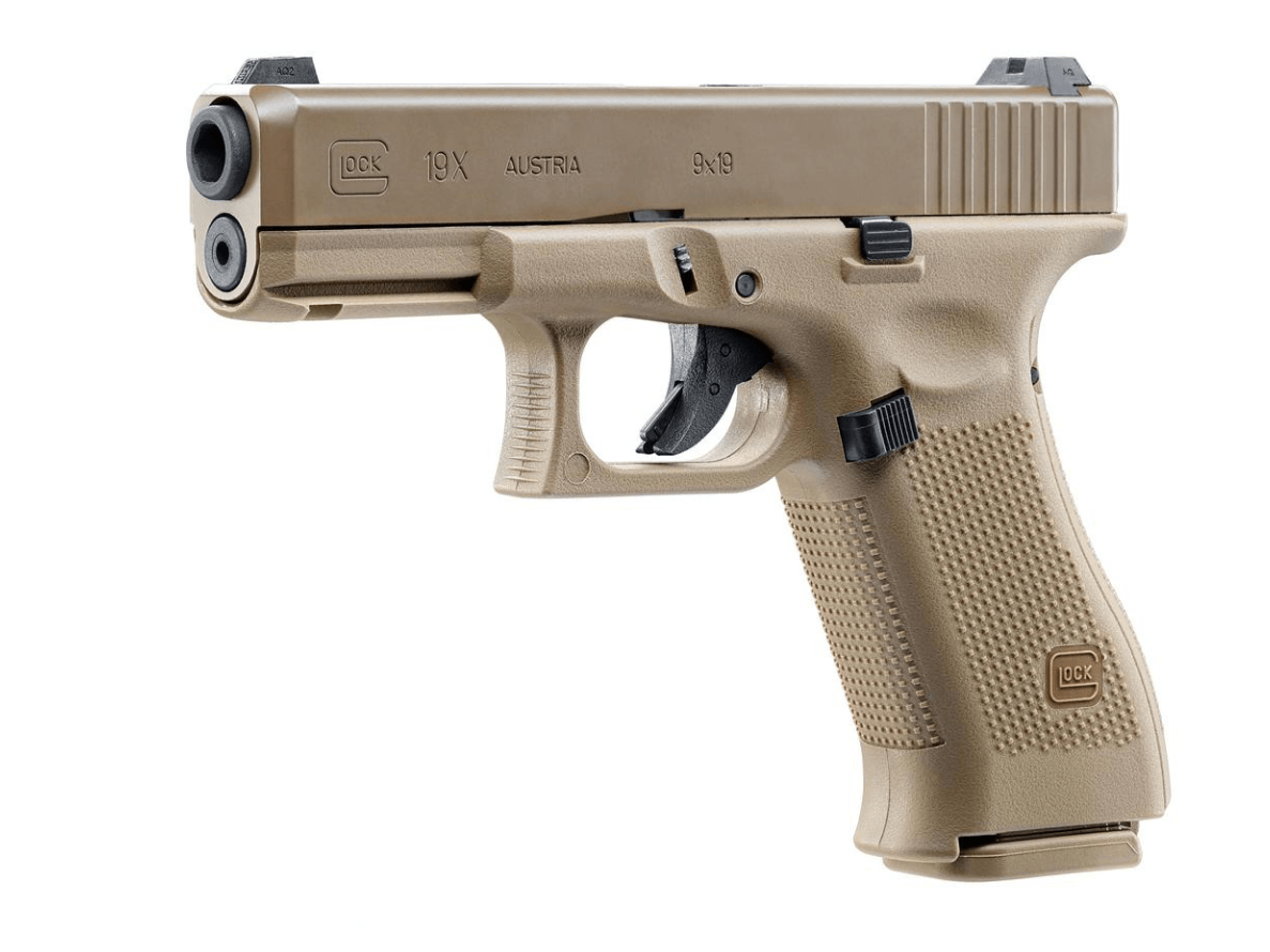 UMAREX 2.6459 GLOCK 19X 6MM BB GUN - FDE - NeonSales {{ shop.shopifyCountryName }}
