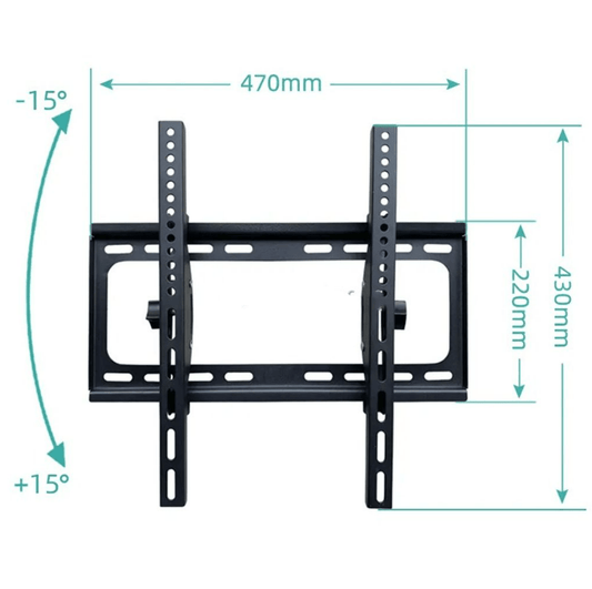 UNBRANDED 15 DEG TILT TV BRACKET 26-55" - NeonSales {{ shop.shopifyCountryName }}