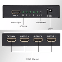 UNBRANDED HDMI SPLITTER 1 TO 4 4K - NeonSales {{ shop.shopifyCountryName }}