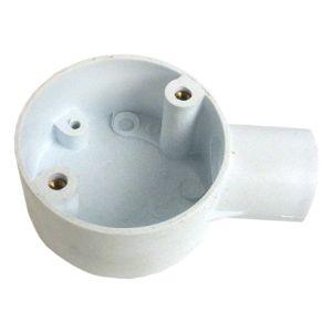 UNBRANDED PVC 1 WAY JUNCTION BOX 25MM+LID - NeonSales {{ shop.shopifyCountryName }}