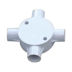 UNBRANDED PVC 4 WAY JUNCTION BOX 20MM+LID - NeonSales South Africa