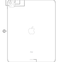 Apple iPad Pro 13-inch M4 Silver - rear controls and connectors