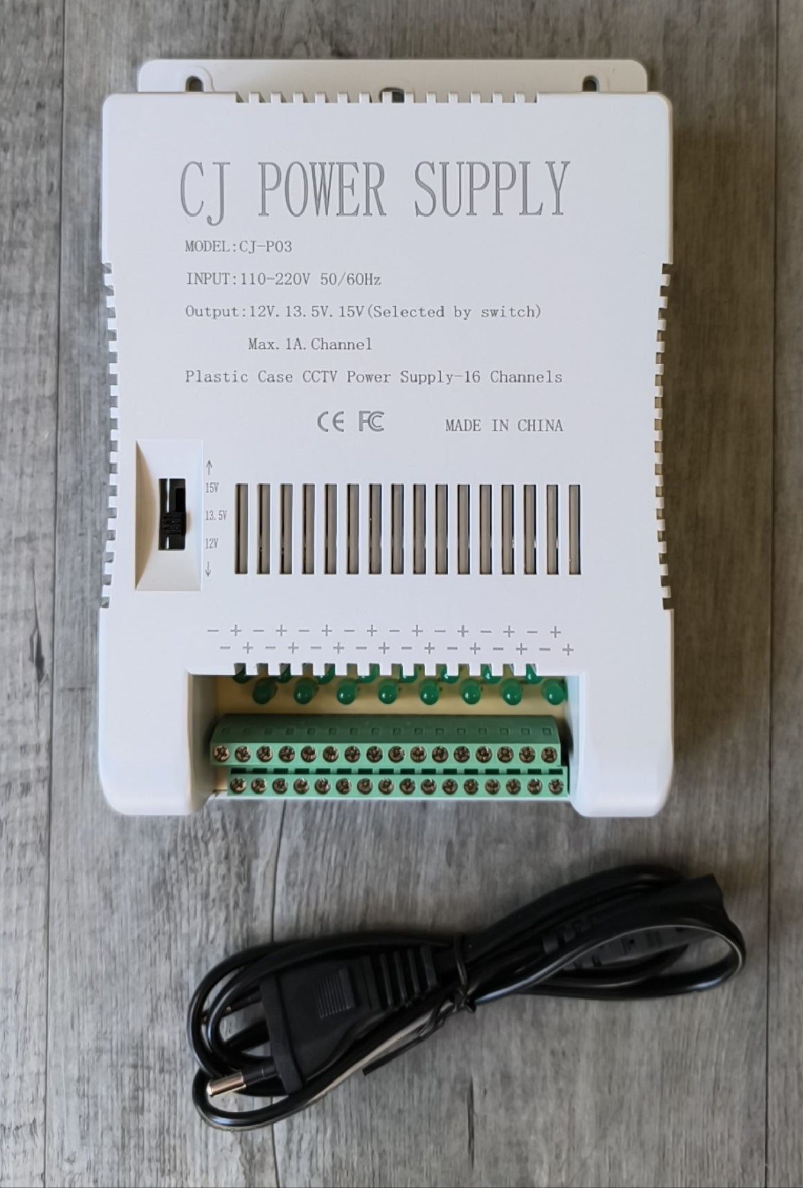 CCTV POWER SUPPLY 16 CH - CJ TR-0174