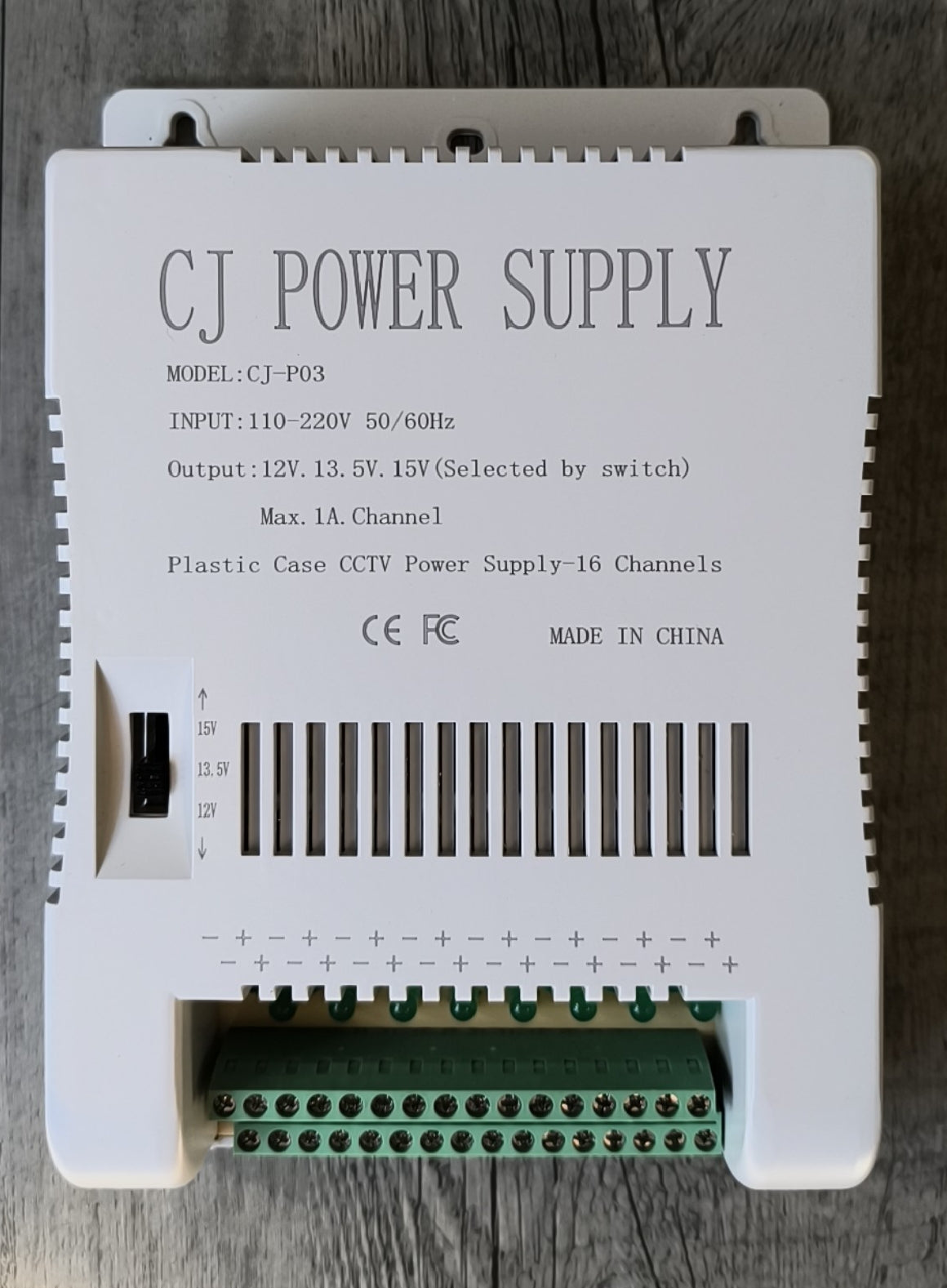 CCTV POWER SUPPLY 16 CH - CJ TR-0174
