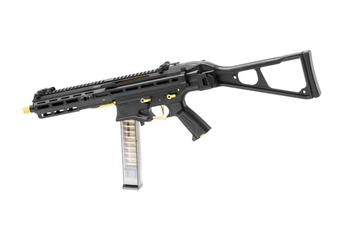 G&G ARMAMENT PCC45 GOLD AIRSOFT MARKER RIGHT SIDE