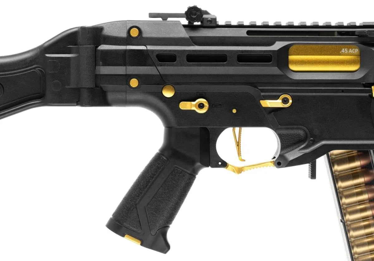 G&G ARMAMENT PCC45 GOLD RECEIVER DETAIL