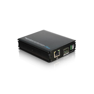 UTEPO UOF7201GE industrial gigabit Ethernet to SFP fibre media converter
