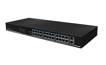 UTEPO UTP3226TS-PSB 24-port PoE+ switch