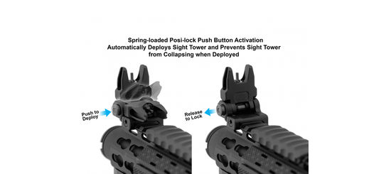 UTG ACCU-SYNC AR15 FLIP UP FRONT SIGHT - NeonSales {{ shop.shopifyCountryName }}