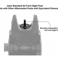 UTG ACCU-SYNC AR15 FLIP UP FRONT SIGHT - NeonSales {{ shop.shopifyCountryName }}