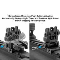 UTG ACCU-SYNC AR15 FLIP UP REAR SIGHT - NeonSales {{ shop.shopifyCountryName }}
