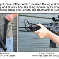 UTG® BOLLA® 2 TO 1 POINT CONVERSION QD SLING, BLK - NeonSales {{ shop.shopifyCountryName }}