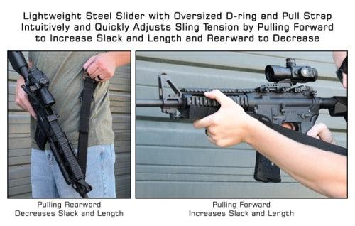UTG® BOLLA® 2 TO 1 POINT CONVERSION QD SLING, BLK - NeonSales {{ shop.shopifyCountryName }}