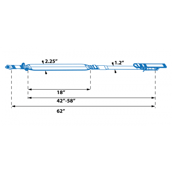 UTG® BOLLA® 2 TO 1 POINT CONVERSION QD SLING, BLK - NeonSales South Africa