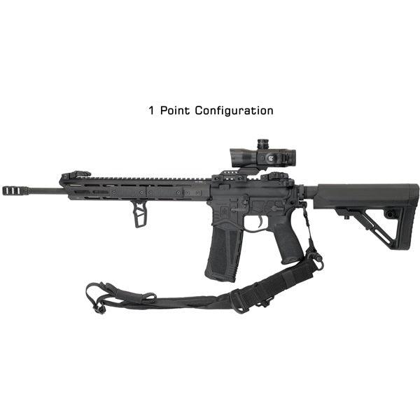 UTG® BOLLA® 2 TO 1 POINT CONVERSION QD SLING, BLK - NeonSales South Africa