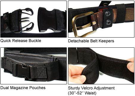 UTG® LAW ENFORCEMENT AND SECURITY DUTY BELT, BLACK - NeonSales {{ shop.shopifyCountryName }}