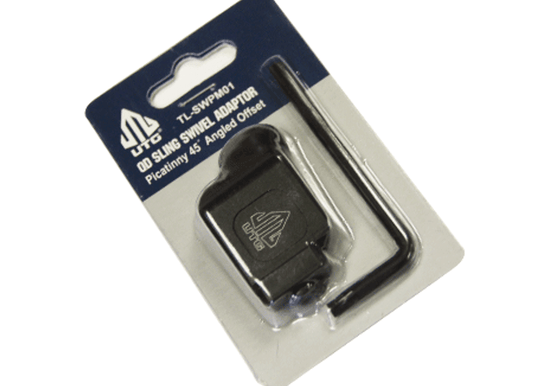 UTG® QD SLING SWIVEL ADAPTER, PICATINNY 45 OFFSET - NeonSales {{ shop.shopifyCountryName }}