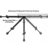 UTG TL-BPDM02 RECON FLEX M-LOK BIPOD - BLACK - NeonSales {{ shop.shopifyCountryName }}