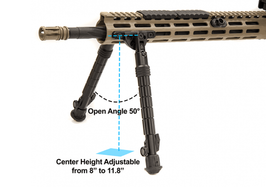 UTG TL-BPDM02 RECON FLEX M-LOK BIPOD - BLACK - NeonSales {{ shop.shopifyCountryName }}