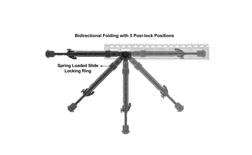 UTG TL-BPDM02 RECON FLEX M-LOK BIPOD - BLACK - NeonSales South Africa