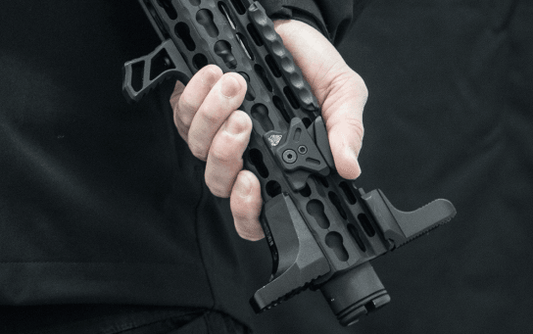 UTG TL-TRK01 ANGLED INDEX MOUNT KEYMOD - BLACK - NeonSales {{ shop.shopifyCountryName }}