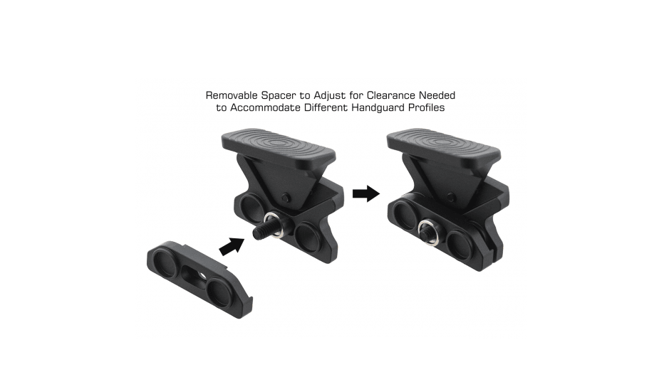 UTG TL-TRK01 ANGLED INDEX MOUNT KEYMOD - BLACK - NeonSales South Africa