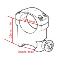 VECTOR OPTICS 25.4MM ZERO RECOIL WEAVER MOUNT - NeonSales {{ shop.shopifyCountryName }}
