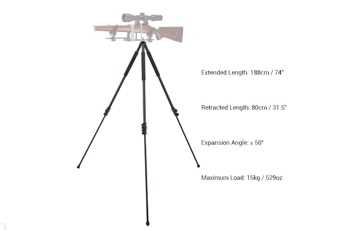 VECTOR OPTICS RSGR-07 BBS V MOUNT TRIPOD BLACK - NeonSales {{ shop.shopifyCountryName }}