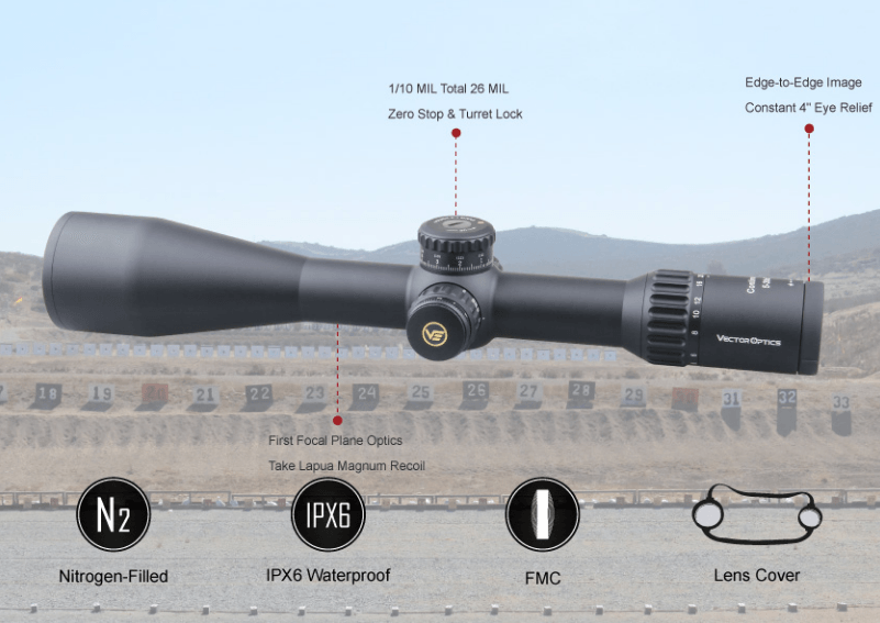 VECTOR OPTICS SCFF-30 CONTINENTAL 5-30X56 34MM FFP - NeonSales South Africa