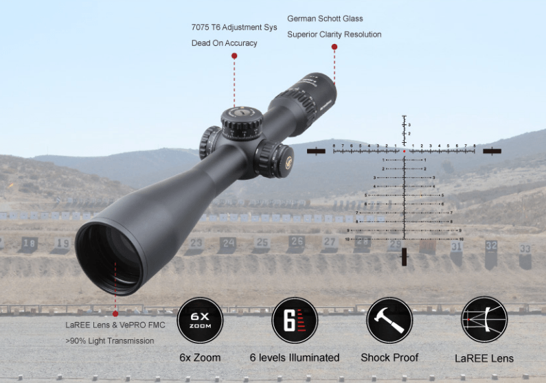 VECTOR OPTICS SCFF-30 CONTINENTAL 5-30X56 34MM FFP - NeonSales South Africa