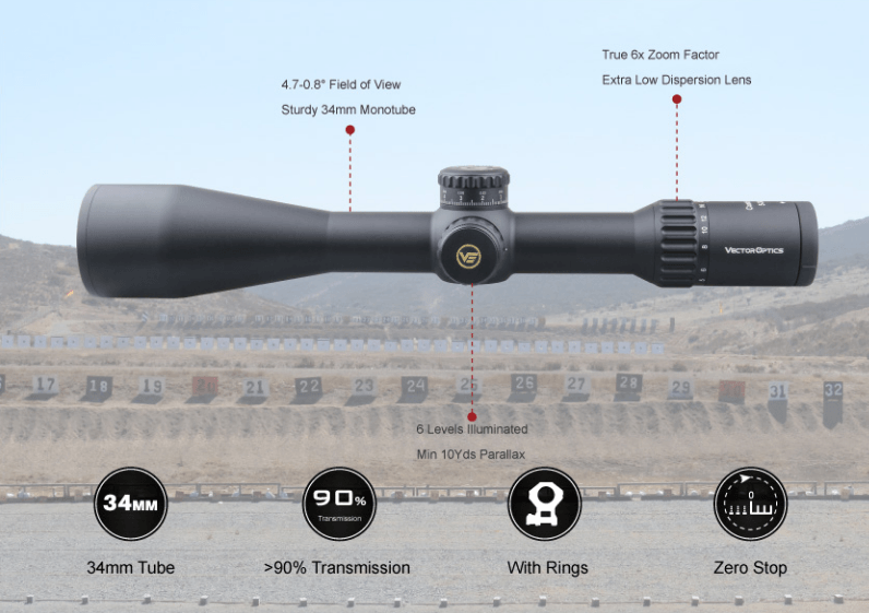 VECTOR OPTICS SCFF-30 CONTINENTAL 5-30X56 34MM FFP - NeonSales South Africa