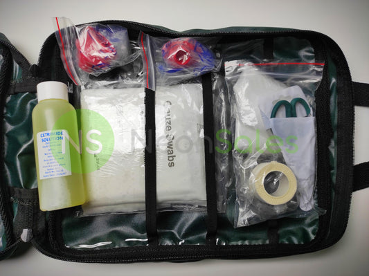 VEHICLE FIRST AID KIT, PREPACKED IN BAG - NeonSales {{ shop.shopifyCountryName }}