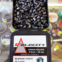 VELOCITY KINESIS PELLETS .22 CAL (24.7GR) - 500's - NeonSales {{ shop.shopifyCountryName }}