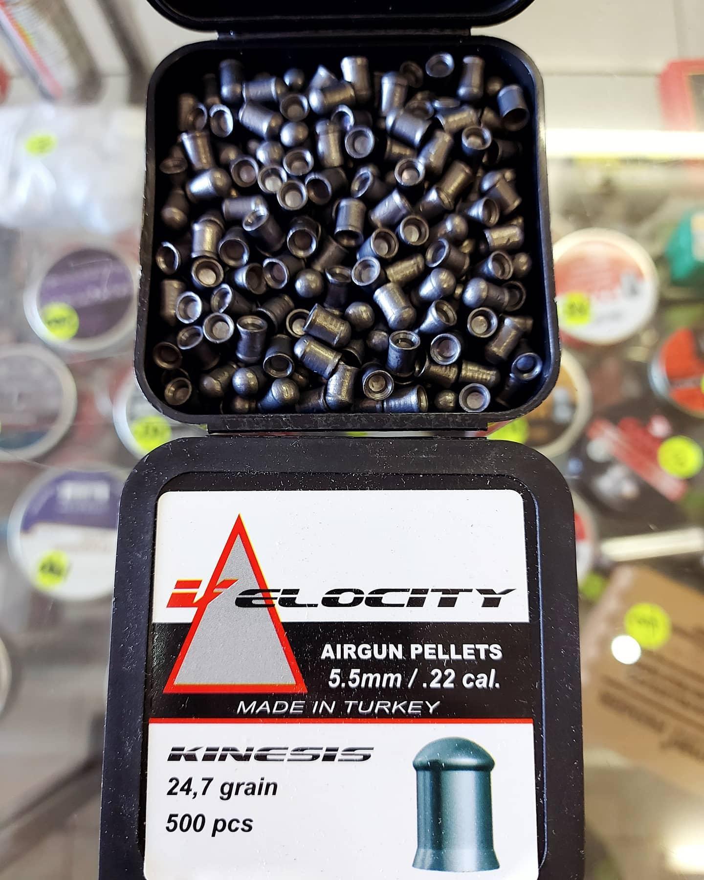 VELOCITY KINESIS PELLETS .22 CAL (24.7GR) - 500's - NeonSales {{ shop.shopifyCountryName }}