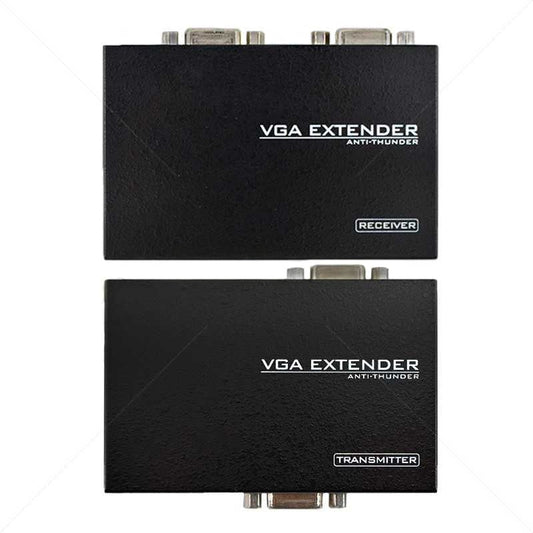 VGA EXTENDER WITH AUDIO VIA CAT5E-6 CABLE UP TO 10 - NeonSales {{ shop.shopifyCountryName }}