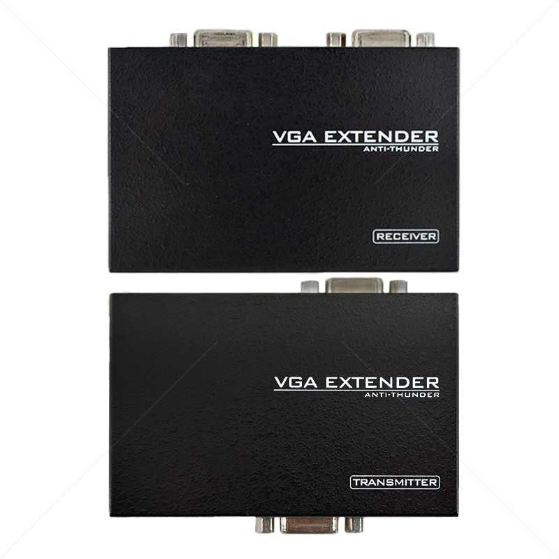 VGA EXTENDER WITH AUDIO VIA CAT5E-6 CABLE UP TO 10 - NeonSales {{ shop.shopifyCountryName }}