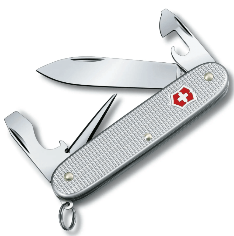 VICTORINOX PIONEER X ALOX SILVER RIBBED - NeonSales South Africa