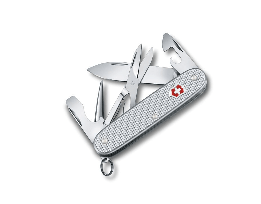 VICTORINOX PIONEER X W/ SCISSOR ALOX SILVER 93MM - NeonSales {{ shop.shopifyCountryName }}